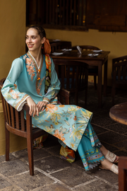 Mushq Hemline La Dolce Prints Unstitched 3Pc Suit HLM25-07A Livia