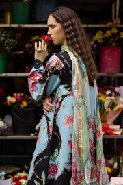 Mushq Hemline La Dolce Prints Unstitched 3Pc Suit HLM25-08A Renata