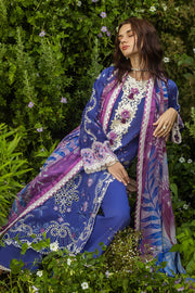 Mushq Hemline The Secerat Garden Unstitched Lawn 3Pc Suit - Dreamisy Daisy