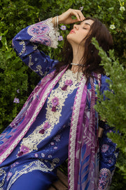 Mushq Hemline The Secerat Garden Unstitched Lawn 3Pc Suit - Dreamisy Daisy