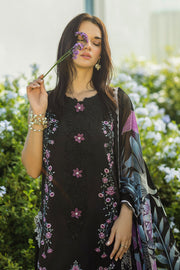 Mushq Hemline The Secerat Garden Unstitched Lawn 3Pc Suit - Thorned Grace