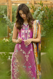 Mushq Hemline The Secerat Garden Unstitched Lawn 3Pc Suit - Mystic Rose