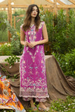 Mushq Hemline The Secerat Garden Unstitched Lawn 3Pc Suit - Mystic Rose