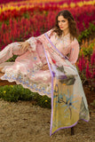Mushq Hemline The Secerat Garden Unstitched Lawn 3Pc Suit - Butterfly Kisses