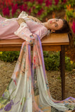 Mushq Hemline The Secerat Garden Unstitched Lawn 3Pc Suit - Butterfly Kisses