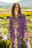 Mushq Hemline The Secerat Garden Unstitched Lawn 3Pc Suit - Celestial Bloom