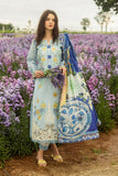 Mushq Hemline The Secerat Garden Unstitched Lawn 3Pc Suit - Hidden Oasis