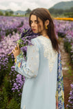Mushq Hemline The Secerat Garden Unstitched Lawn 3Pc Suit - Hidden Oasis