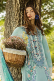 Mushq Hemline The Secerat Garden Unstitched Lawn 3Pc Suit - Whimsical Wisteria