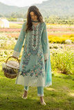 Mushq Hemline The Secerat Garden Unstitched Lawn 3Pc Suit - Whimsical Wisteria