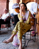 Mushq Hemline Odyssey Embroidered Lawn Unstitched 3Pc Suit - Aranza