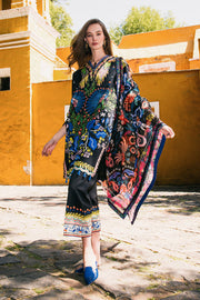 Hemline by Mushq La Dolce Unstitched Lawn 3Pc Suit D-02A Spring Bouquet