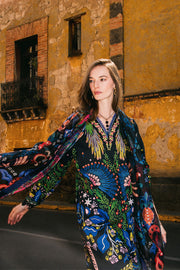Hemline by Mushq La Dolce Unstitched Lawn 3Pc Suit D-02A Spring Bouquet