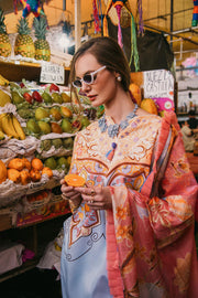 Hemline by Mushq La Dolce Unstitched Lawn 3Pc Suit D-03B Water Lily