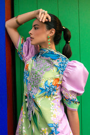 Hemline by Mushq La Dolce Unstitched Lawn 3Pc Suit D-08A Ecstasy
