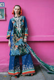 Hemline by Mushq La Dolce Unstitched Lawn 3Pc Suit D-08B Life of Irises