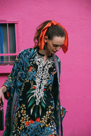 Hemline by Mushq La Dolce Unstitched Lawn 3Pc Suit D-08B Life of Irises