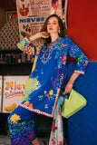Hemline by Mushq La Dolce Unstitched Lawn 3Pc Suit D-10A Flower of Life
