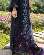 Mushq Hemline The Secerat Garden Unstitched Lawn 3Pc Suit - Garden Lullaby
