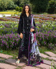 Mushq Hemline The Secerat Garden Unstitched Lawn 3Pc Suit - Garden Lullaby