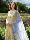 Mushq Hemline The Secerat Garden Unstitched Lawn 3Pc Suit - Sunlit Meadow