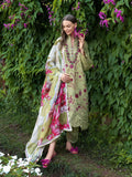 Mushq Hemline The Secerat Garden Unstitched Lawn 3Pc Suit - Wildflower Waltz