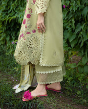 Mushq Hemline The Secerat Garden Unstitched Lawn 3Pc Suit - Wildflower Waltz