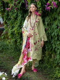 Mushq Hemline The Secerat Garden Unstitched Lawn 3Pc Suit - Wildflower Waltz