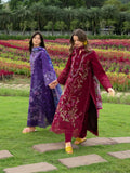 Mushq Hemline The Secerat Garden Unstitched Lawn 3Pc Suit - Aurora Petals