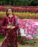 Mushq Hemline The Secerat Garden Unstitched Lawn 3Pc Suit - Aurora Petals