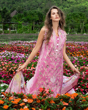 Mushq Hemline The Secerat Garden Unstitched Lawn 3Pc Suit - Whimsical Scent