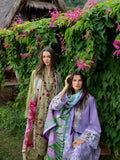 Mushq Hemline The Secerat Garden Unstitched Lawn 3Pc Suit - Dewdrop Dance