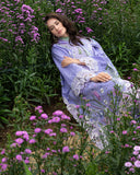 Mushq Hemline The Secerat Garden Unstitched Lawn 3Pc Suit - Daisy Reverie