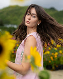 Mushq Hemline The Secerat Garden Unstitched Lawn 3Pc Suit - Peony Glow