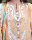Mushq Hemline The Secerat Garden Unstitched Lawn 3Pc Suit - Wisteria Veil