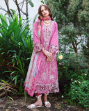 Mushq Hemline The Secerat Garden Unstitched Lawn 3Pc Suit - Mystic Camellia