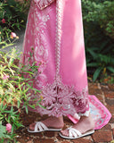 Mushq Hemline The Secerat Garden Unstitched Lawn 3Pc Suit - Mystic Camellia