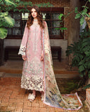 Mushq Hemline The Secerat Garden Unstitched Lawn 3Pc Suit - Secret Petals