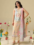 Mushq Hemline Soleil Prints Unstitched 3Pc Suit HLM26-01 Bellarosa