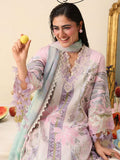 Mushq Hemline Soleil Prints Unstitched 3Pc Suit HLM26-02 Serena Bloom