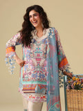 Mushq Hemline Soleil Prints Unstitched 3Pc Suit HLM26-05 Eden Whisper