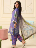 Mushq Hemline Soleil Prints Unstitched 3Pc Suit HLM26-07 Camellia Kiss