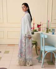 Mushq Hemline Soleil Prints Unstitched 3Pc Suit HLM26-09 Sugar Bloom