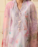 Mushq Hemline Soleil Prints Unstitched 3Pc Suit HLM26-10 Flora Amour