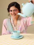 Mushq Hemline Soleil Prints Unstitched 3Pc Suit HLM26-12 Honey Petal