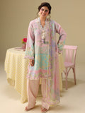 Mushq Hemline Soleil Prints Unstitched 3Pc Suit HLM26-12 Honey Petal
