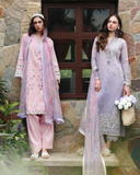 Mushq Hemline The Secerat Garden Unstitched Lawn 3Pc Suit - Velvet Ivy