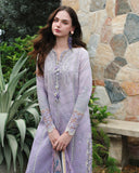 Mushq Hemline The Secerat Garden Unstitched Lawn 3Pc Suit - Velvet Ivy