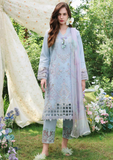 Mushq Hemline The Secerat Garden Unstitched Lawn 3Pc Suit - Ethereal Eden