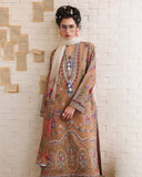 Mushq Hemline The Secerat Garden Unstitched Lawn 3Pc Suit - Wild Bloom